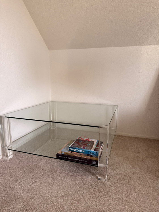 Image 1 of Glass BOR Design Coffee Table The Hague 1x1m