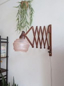 Vintage Danish scissor lamp, wall lamp