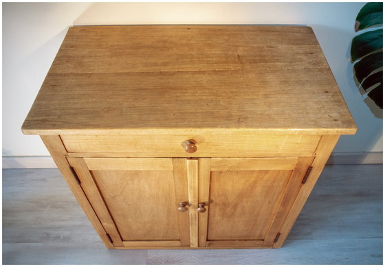 Image 1 of Parisian sideboard, light oak, 1950