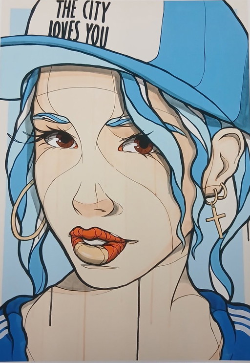 El Bocho - De stad houdt van je - Mini - Giclée - met de hand gesigneerd