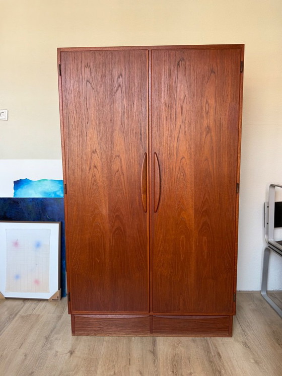 Armoire en teck Mid Century, Danemark – Bois (photo 2 of 24)