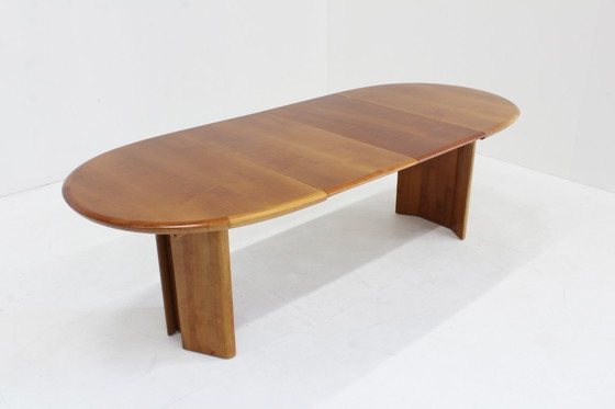 Image 1 of Tavolo da pranzo allungabile ovale di grandi dimensioni, stile vintage danese.