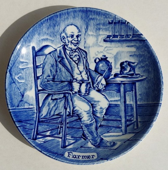 Image 1 of Enoch Wedgwood, Tunstall, Inghilterra, - 6 piatti - Ceramica