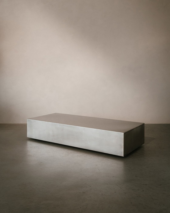 Image 1 of Mesa de centro de acero inoxidable / RVS