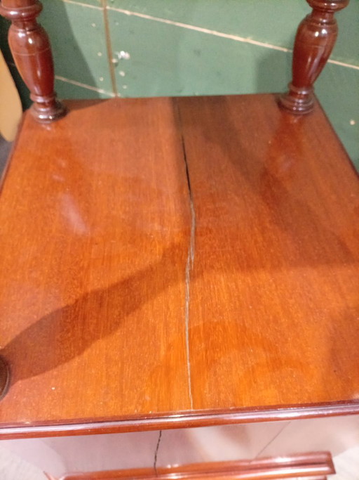 Kastje met marmeren blad – nachtkastjes, Marble, Metal (photo 2 of 10)