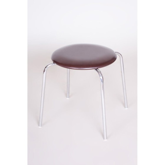 Image 1 of Pair of vintage Bauhaus stools by Kovona, 1960s