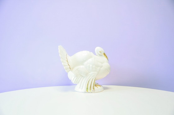 Witte Porseleinen Beeld Kalkoen Goebel – Decoratieve objecten, Porcelain (photo 2 of 6)