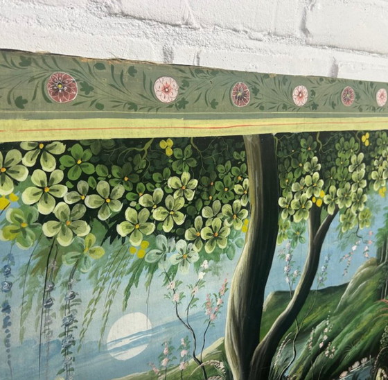 Image 1 of Pintura Pichwai muy grande 110 cm x 80 cm