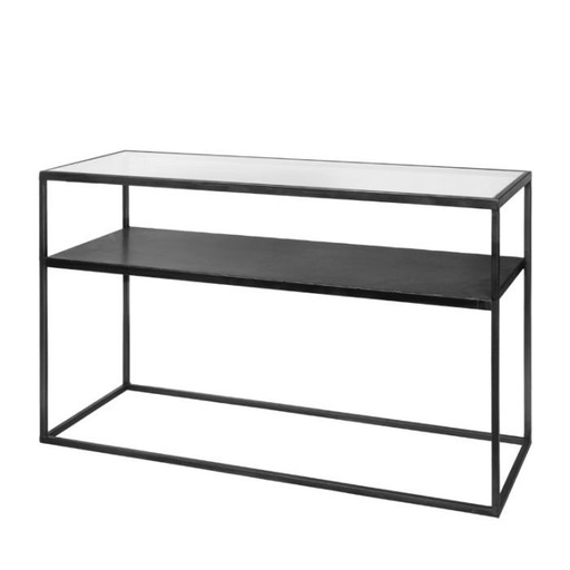 Riverdale side table Amaro rectangle 120 cm black