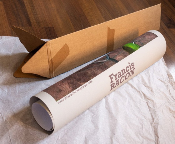 Image 1 of Francis Bacon – Porträt von George Dyer auf einem Fahrrad, 1966 – 70 × 100 cm