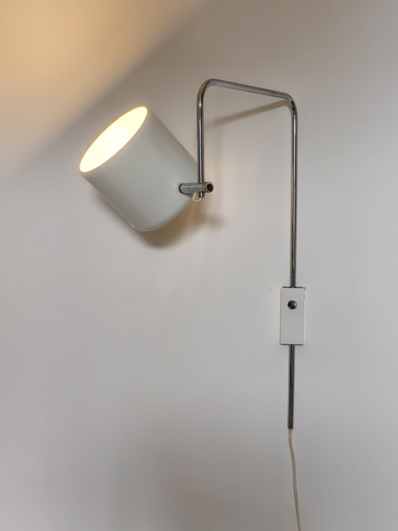 Image 1 of Herda mid century wandlamp, booglamp