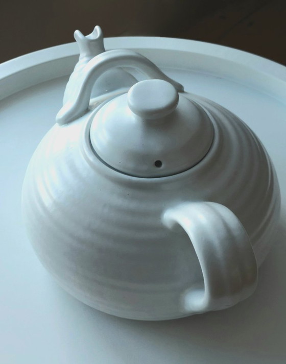 Image 1 of XXL Scandinavische theepot 2 ltr. , Deens keramiek 