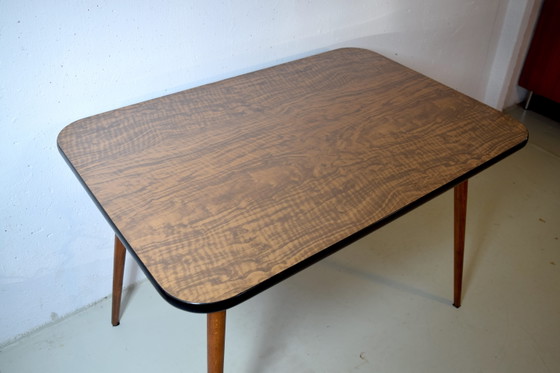 Image 1 of Salontafel, keukentafel of bijzettafel in mid-century stijl uit de jaren 50.