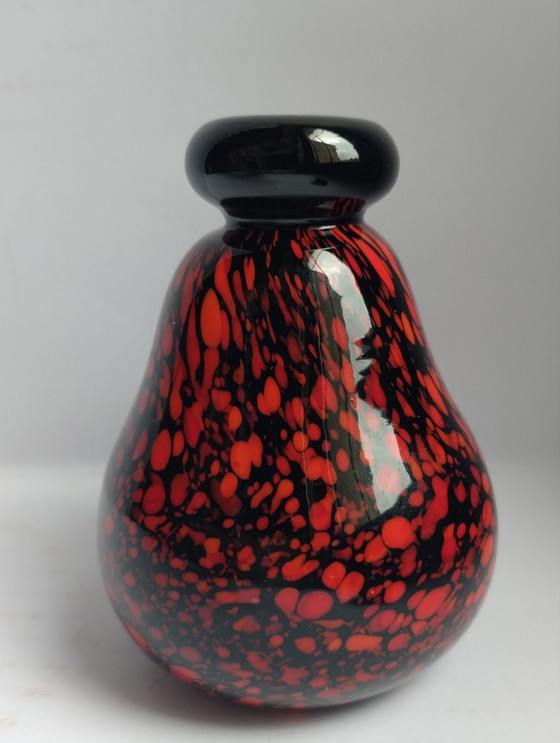 Boccetta in vetro artistico di Murano di Archimede Seguso, Oggetti decorativi, Arancione (foto 2 di 10)
