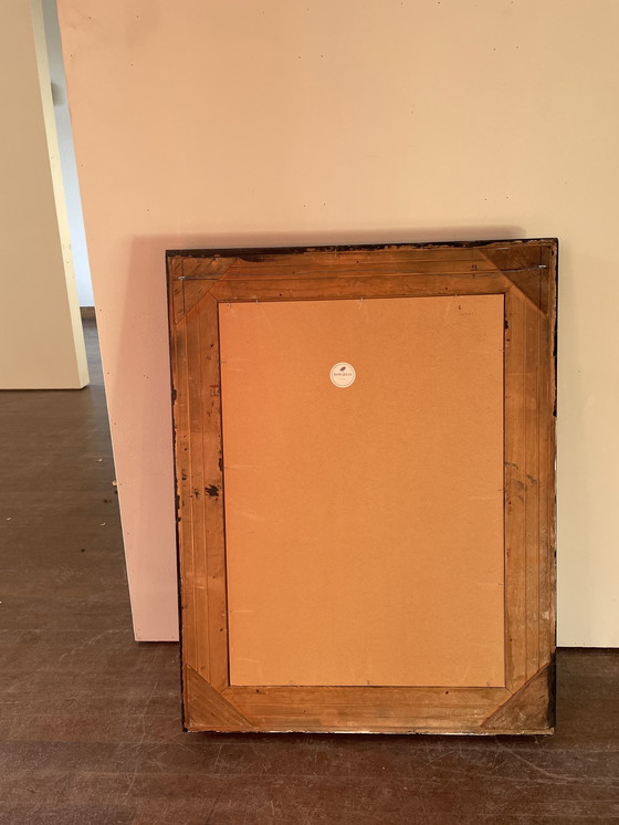 Image 1 of Poster of drawing in French frame