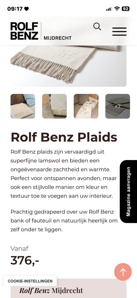 Lanci Rolf Benz 2x – Oggetti decorativi, Wool (photo 8 of 9)