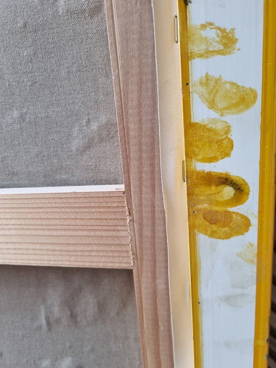 Image 1 of Litografía en relieve Jacques Villeglé : La guerra es una mierda".