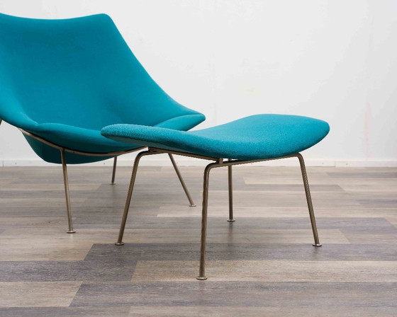 Image 1 of Oyster Chair with Ottoman by Pierre Paulin for Artifort