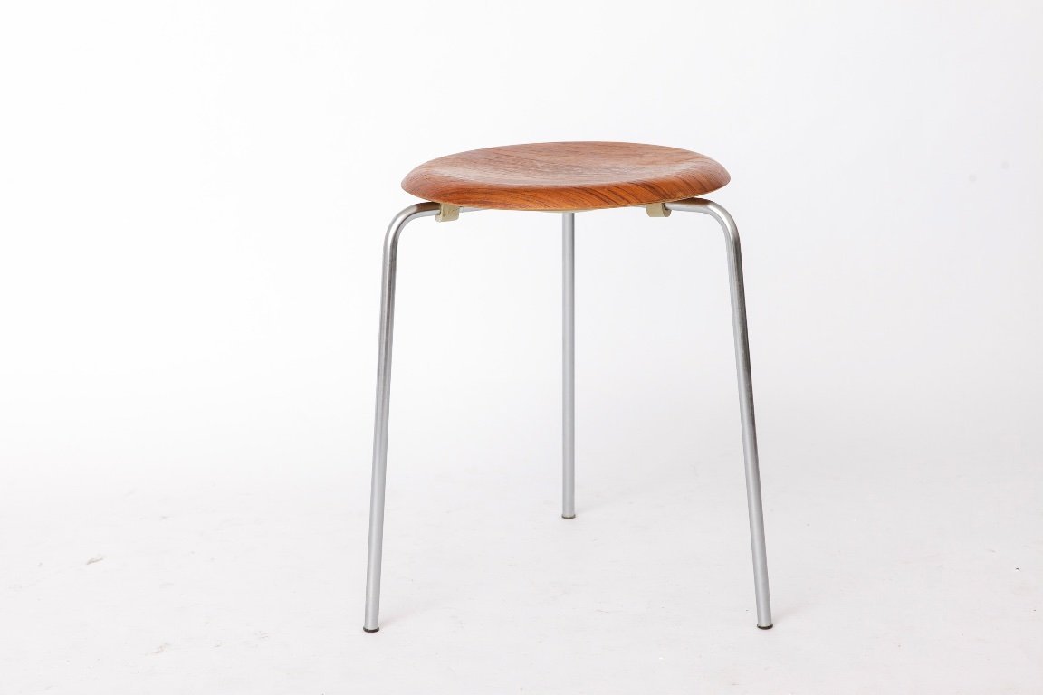 Arne Jacobsen Stool for Fritz Hansen, Model Dot 3170, Vintage