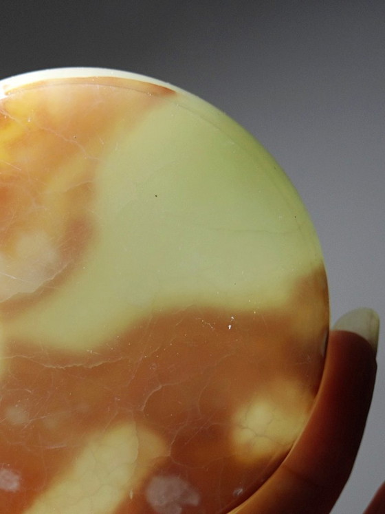 Kleine Vintage Italiaanse Groene Onyx Doos, Jaren 1960-1970 – Decoratieve objecten, Stone (photo 8 of 8)