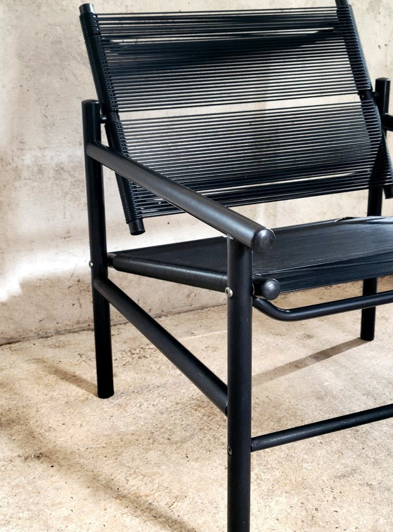 Giandomenico Belotti Fly Line Lounge Chair for CMP Padova, Italy 1980 – flyline, Armchairs, Plastic, Metal (photo 10 of 10)