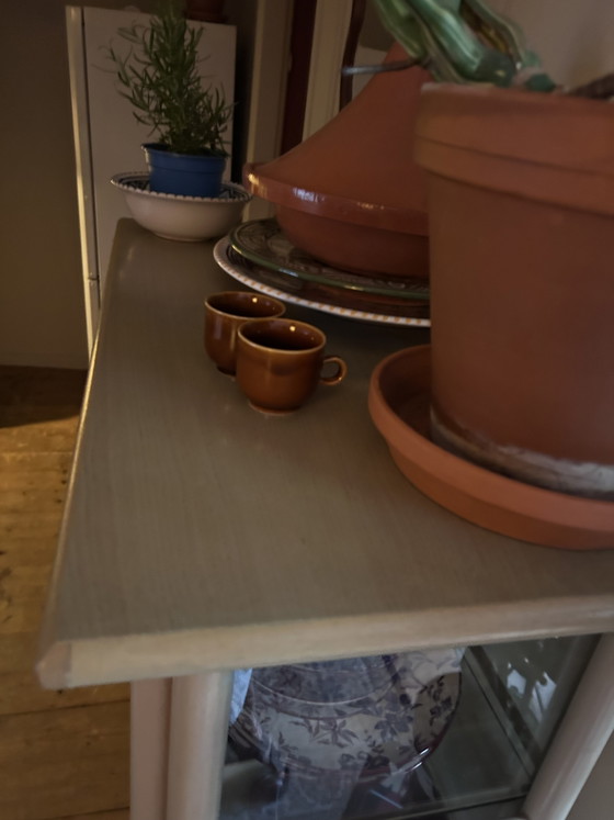 Image 1 of Vitrine Roberti Rattan Italy – design italien vintage style bambou années 1980