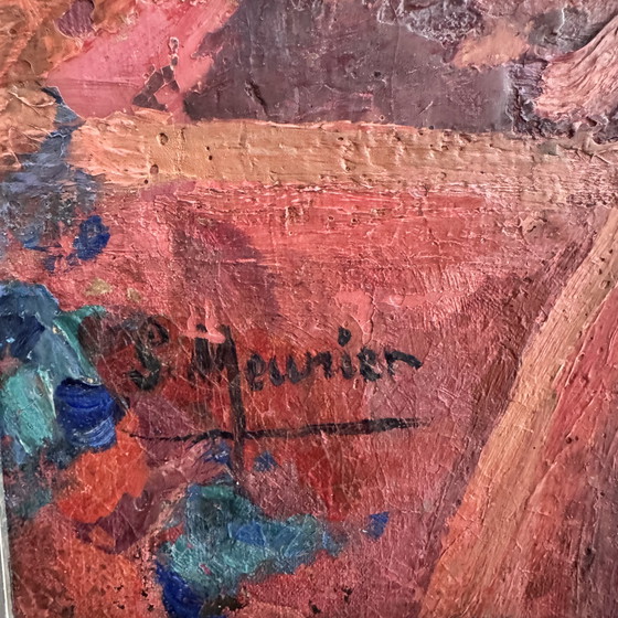 Image 1 of Simone Marie Meunier (Parigi 1890-1969) Olio su tela.