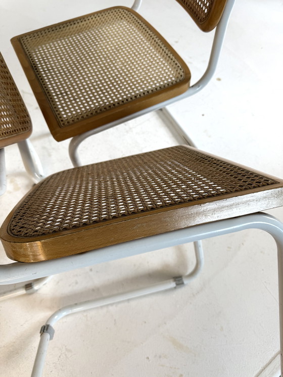 Image 1 of 3x vintage Cesca S32 webbing chair '70