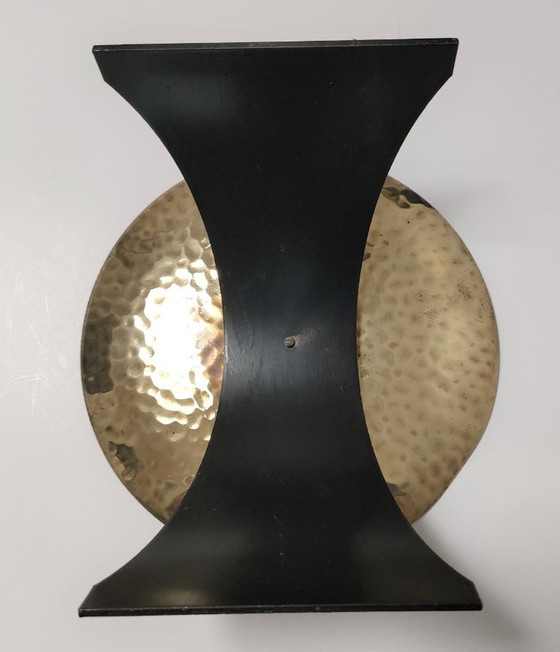 Image 1 of coppia di candelieri in ottone e metallo degli anni '70