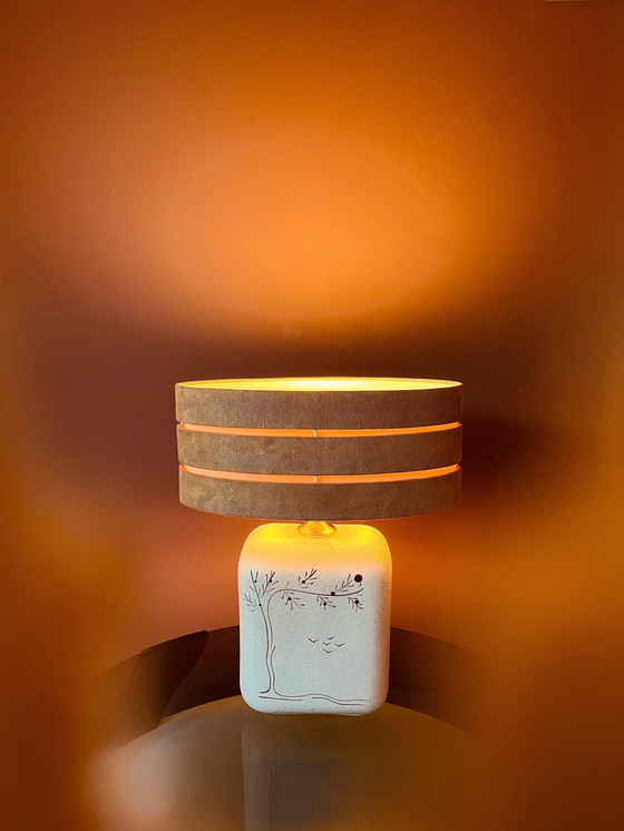 Image 1 of Unique Bohemian/Japanese table lamp