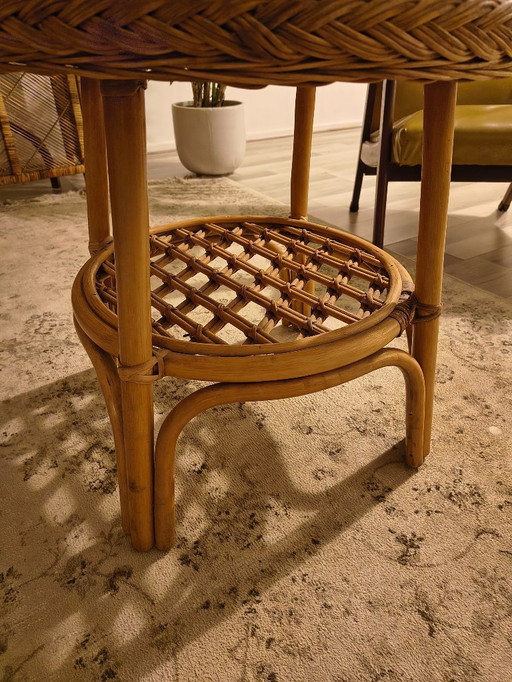Rattan coffee table or side table
