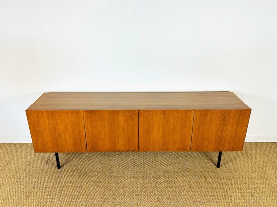 Image 1 of Minimalist Scandinavian teak sideboard, 1960
