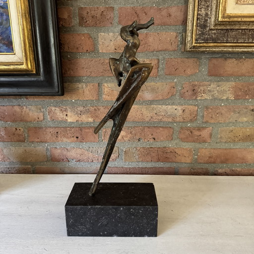 Bronze abstrait Mathieu Camps (1933).