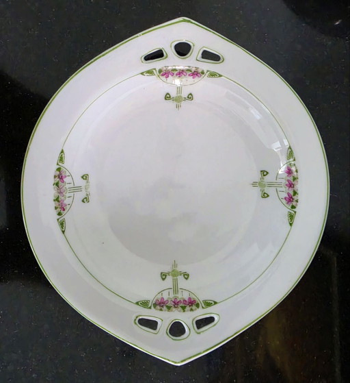 Jugendstil, Chris van der Hoef, Ontbijtschalen decor 410