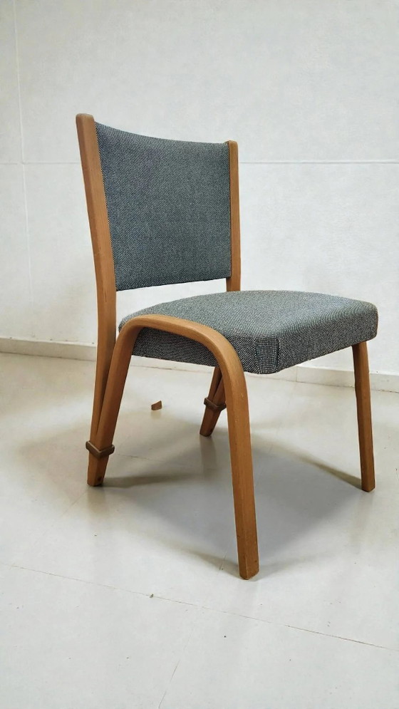 4 chaises Bow wood, édition Steiner, 1950 – Bode, Chaises de salle à manger (photo 2 of 11)