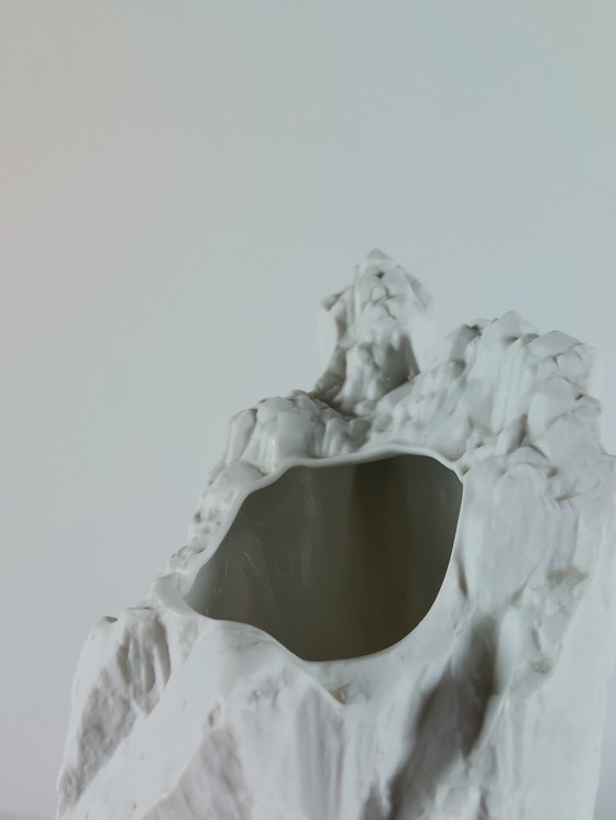 Image 1 of Vintage mid century Hutschenreuther Felsdekor Biskuitporzellan Vase 