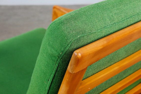 Set of 2 Vintage design easy Chair Armchairs 1960s 1970s Knoll – Wood, Scandinavian (photo 16 of 17)