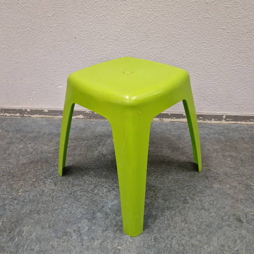 70er Jahre Vintage Hocker Flair Spaceage