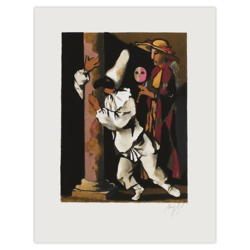 Manolo Ruiz Pipo ondertekende lithografie L'ivresse de Polichinelle 1990 – lithos zeefdrukken, Paper (photo 2 of 5)