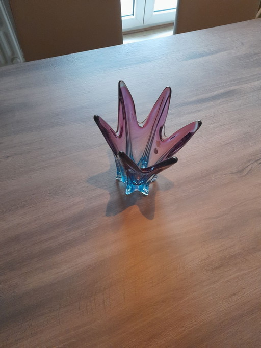 Vintage Vase aus Murano-Glas