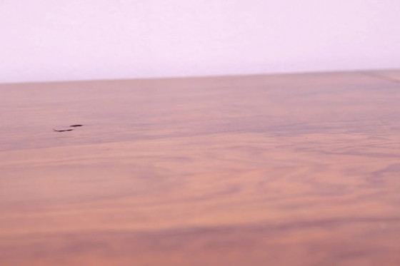 Image 1 of Table de salle à manger réglable en noyer, années 1930, Tchécoslovaquie