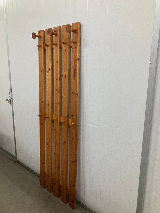 Image 1 of Large, solid pine coat rack 