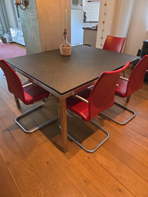 Dining room table and chairs