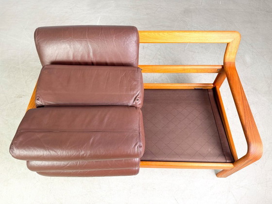 Image 1 of Midcentury Zweisitzer Sofa Couch L.Olsen & Søn teak Vintage design