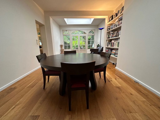 Philippe Hurel Tafel met 6 bijpassende stoelen
