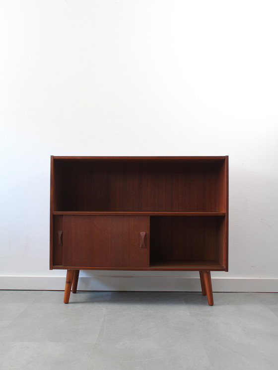 Image 1 of Dänisches Vintage-Bücherregal aus Teakholz