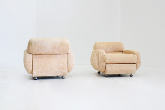 Image 1 of Ensemble de fauteuils italiens vintage 1970