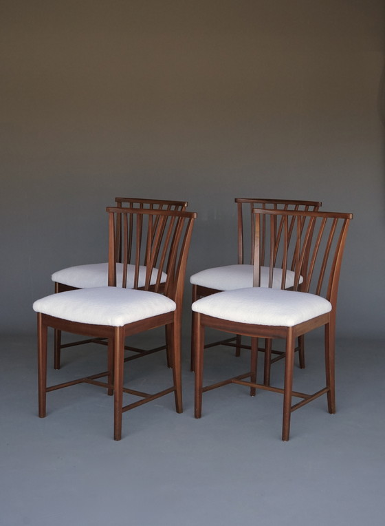 Image 1 of Dining Chairs by Elmar Berkovich for Zijlstra, 1950s. Set of 4