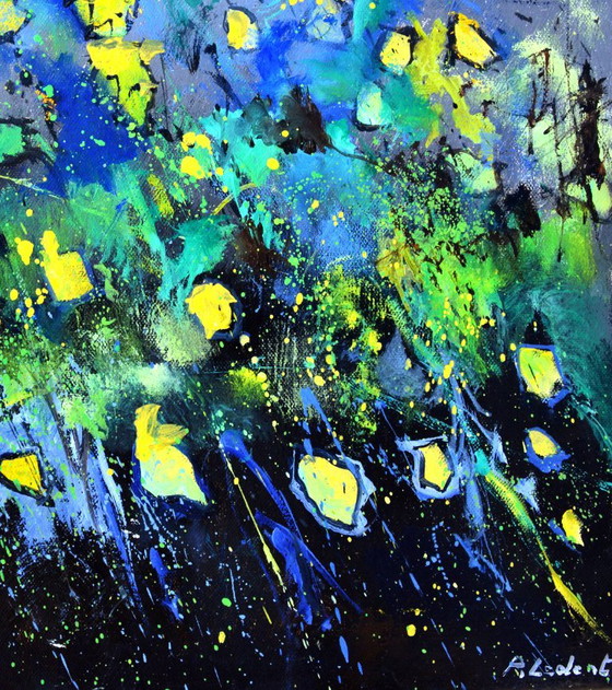 Nocturnal Garden – A. Ledent, Kunst, Canvas (photo 4 of 5)