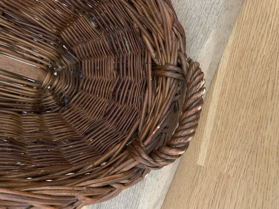 Vintage Baguette Rotan Mand – Decoratieve objecten, Rieten (photo 5 of 5)